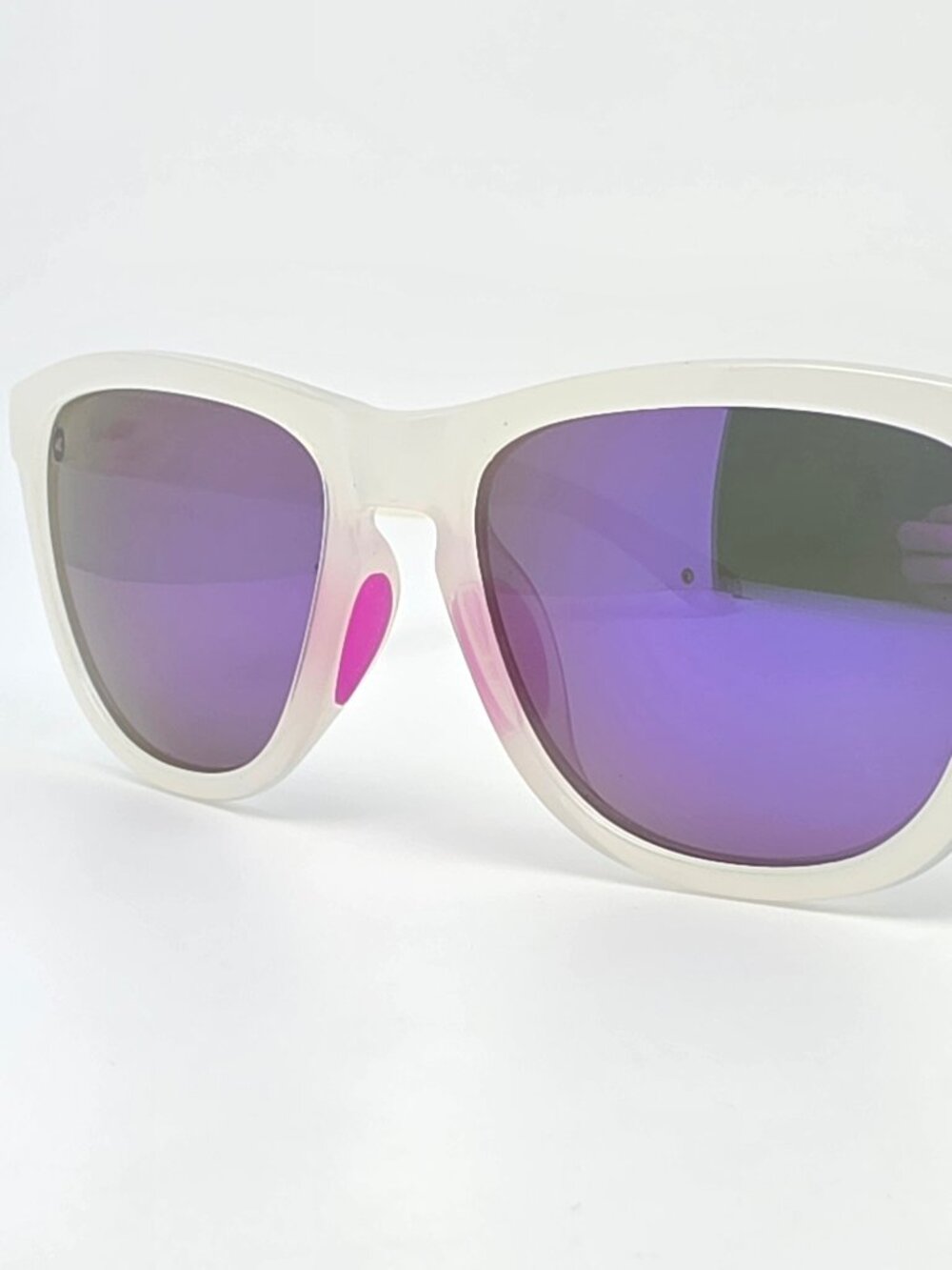 Knockaround Premiums Grape Jellyfish Frosty White Polarized Purple Sunglasses